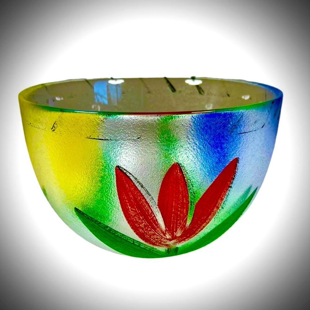 Kosta Boda Multicolor Decorative Bowl